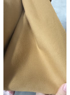 AGN 面料 WS 羊毛驼色双层可剥开面料幅宽156CM 457/GM意大利进口