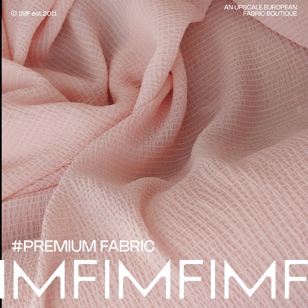 意大利直邮进口  真丝乔其粉色服装防晒衣面料幅宽160CM