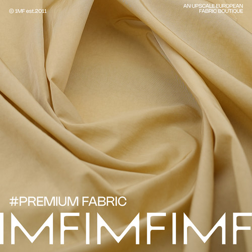 JIS .PA时装淡琥珀色功能性面料 宽140CM 意大利进口 J74327