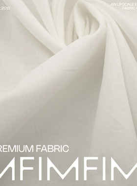 BRB 白色纯棉面料 幅宽148cm重 170G/M