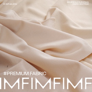 448G 棉米黄针织面料宽160CM 意大利进口 9305 G&CC ZAC32 羊毛