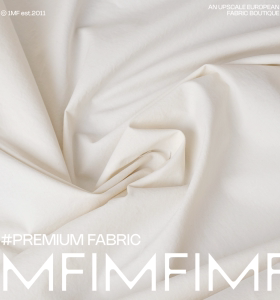 JIS 纯白温柔系奶白色纯色衬衫布料 幅宽146CM  J46438 106