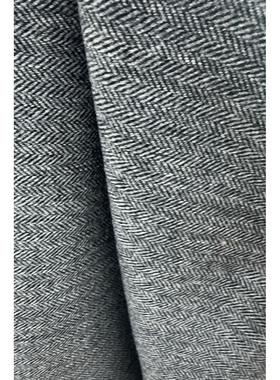 G&CC WV初剪羊毛鱼骨纹服装面料 幅宽152CM 547G/M 意大利进口