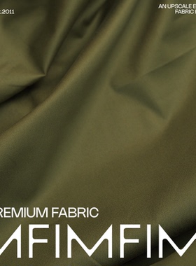 G&CC面料 棉质蛙绿色服装面料 宽145CM 意大利进口 ZAMUA 3433