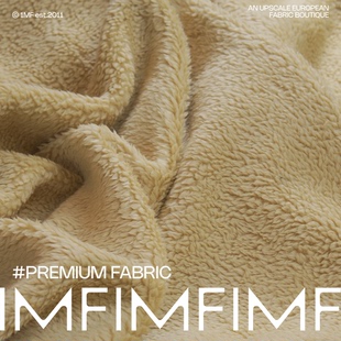 822G BAL 宽110CM 黄色针织泰迪面料 M意大利直邮 WO羊毛混纺