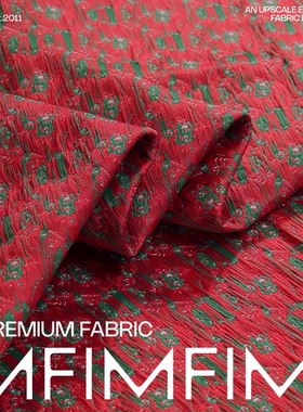 缪家面料60%CO40%PL提花布料 幅宽145CM 371G/M意大利直邮 高货