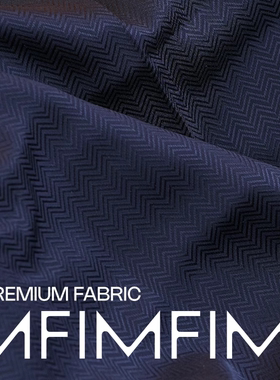 Canepa LR真丝面料黑色人字纹定位小方巾 幅宽135CM 意大利