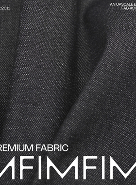 丹宁牛仔 重磅斜纹原浆牛仔布料外套面料 146CM506G/M意大利进口