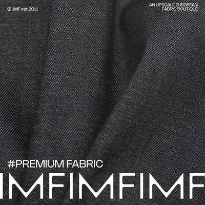 丹宁牛仔 重磅斜纹原浆牛仔布料外套面料 146CM506G/M意大利进口