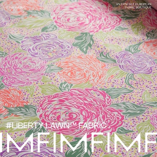 1MF凯特·艾达A 英国品牌LIBERTY KATE Tana lawn长纤棉布宽136CM