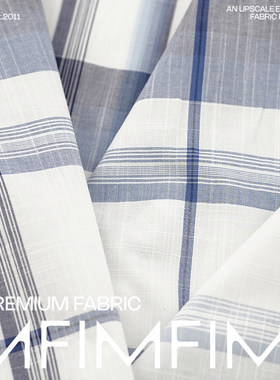 BRB经典格纹棉料衬衫裙子服装面料  幅宽140CM