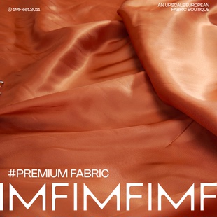 LP同批 幅宽140CM 宾霸内衬纯色南瓜色FAN静电面料LM