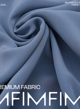 灰蓝色  质感复读 砂洗40姆米重磅真丝 幅宽113厘米