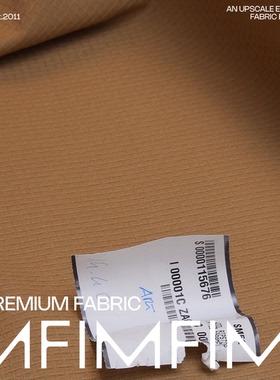 G&CC 羊毛驼色华夫格面料 宽135CM364G/M 意大利直邮ZAG9P 2018