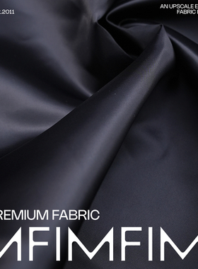 G&CC .PA时装布料黑色风衣夹克外套布料 面料 幅宽135厘米