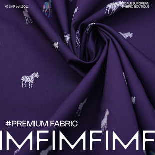 英国PS日本生产小花布 宽110CM 高支高密棉质小斑马图案睡衣布料