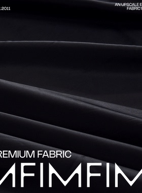 意大利工厂BONOTTO落日出逃 .VI黑色缎面光泽面料宽140CM240GR