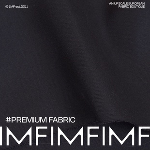 JIS  WO羊毛手工嘎巴甸深蓝色布 宽150CM 428G/M 意大利进口