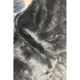 890G G&CC 宽148CM 布料 M意大利进口 环保皮草面料黑色外套带服装