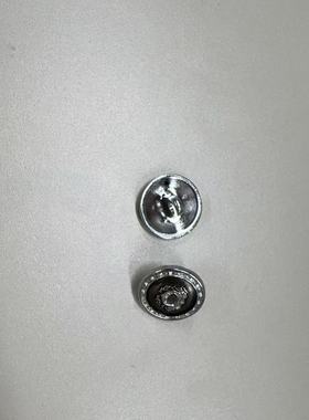 扣子4908A小 意大利 15mm 银色金属小扣