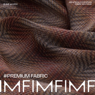 微甜樱桃 羊毛面料红绿调无边界感格纹人字纹布料 宽150CM 477/M