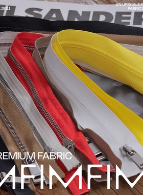 59CM长 JIS面料 辅料 配料 ri拉链 意大利直邮