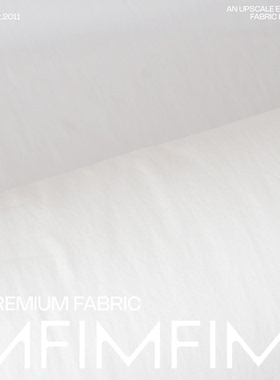 JIS 纯白色棉质布料面料手工布艺 幅宽135CM WU24110L 101
