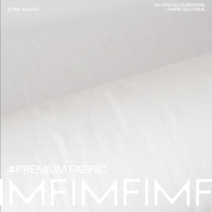 WU24110L 幅宽135CM 101 纯白色棉质布料面料手工布艺 JIS