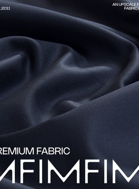 G&CC 双面织法羊毛风衣面料 宽160CM 613G/M 意大利进口现货