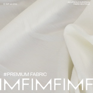 月光情诗 醋酸+时装交织面料白绿色服装布料 幅宽145CM