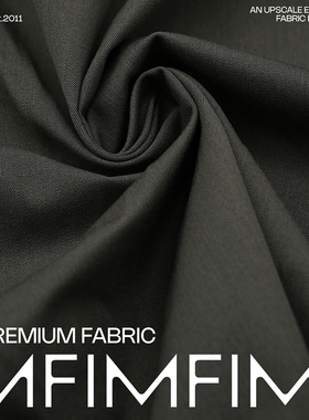 雾灰色棉+VI+氨纶弹力服装面料阔腿裤紧身裤半身裙连衣裙宽135CM