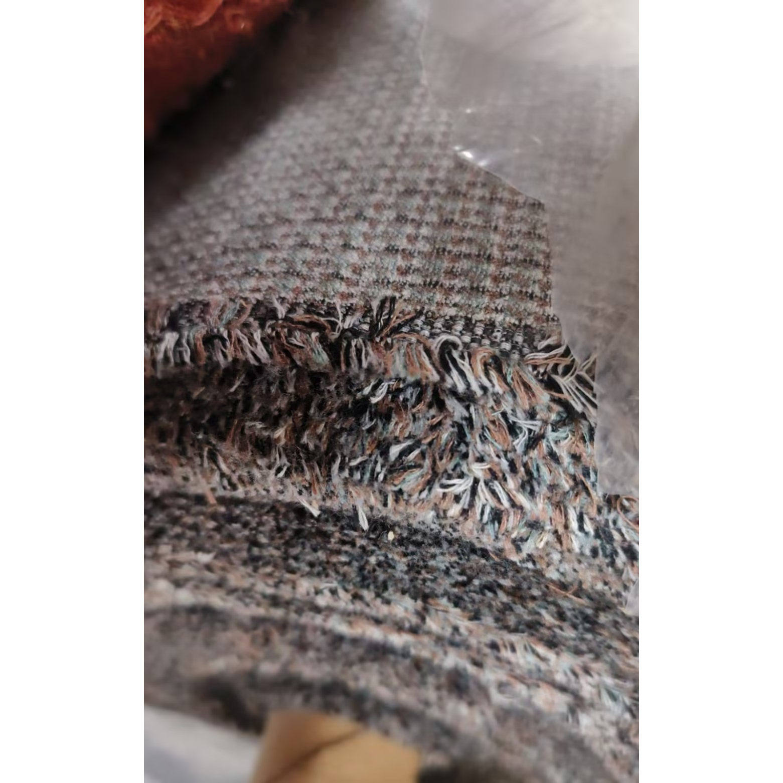 1212每米省75元4折思密达时装弹力交织提花夹克面料110CM 369G/M