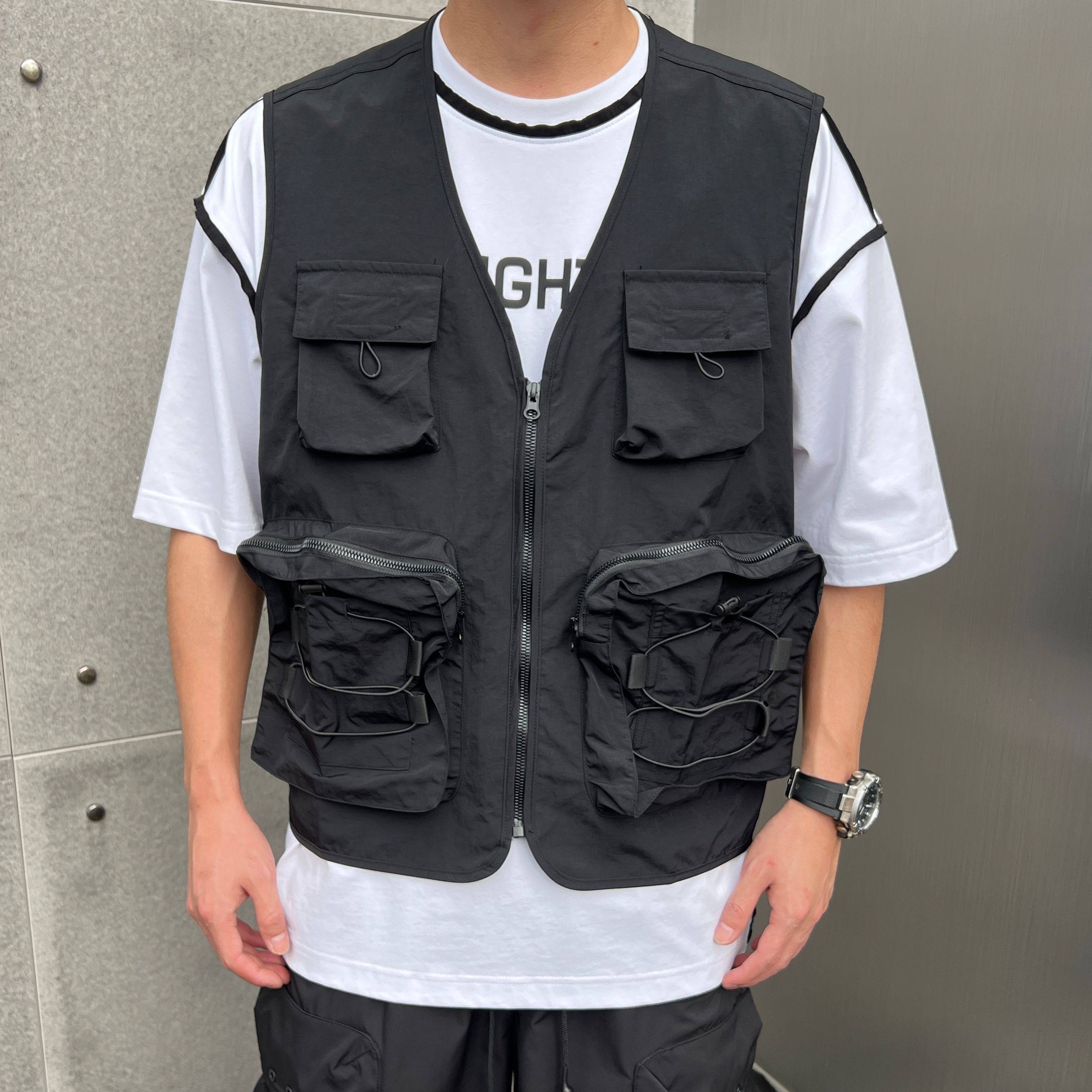 夏季薄款工装马甲男新款摄影美式无袖坎肩多口袋机能风背心潮男,男装,常规马甲,淘宝优惠券,粉丝福利购,淘宝优惠卷