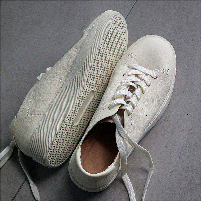松弛感！轻薄透气舒适！简约干净头层牛皮白色板鞋小白鞋球鞋男鞋,流行男鞋,时尚休闲鞋,淘宝优惠券,粉丝福利购,淘宝优惠卷