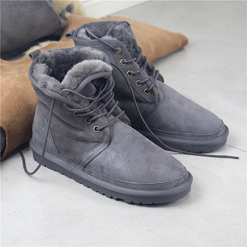 巨保暖！加厚羊皮毛一体系带雪地靴！东北棉靴子男女大码46码47,流行男鞋,时尚雪地靴,淘宝优惠券,粉丝福利购,淘宝优惠卷