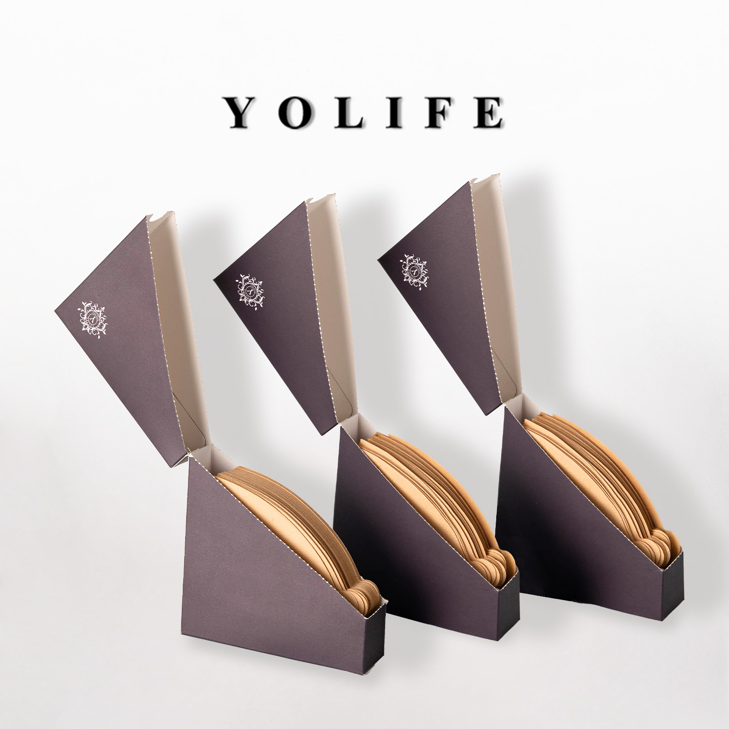 手冲咖啡过滤纸v60通用原浆漂白