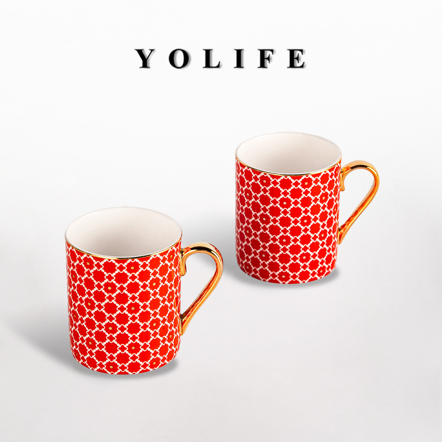 友来福骨瓷马克杯礼盒装