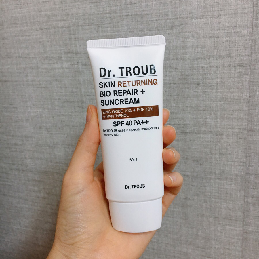 SIDMOOL脸部物理防晒霜修复SPF40