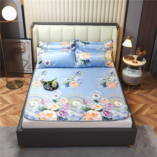 冰丝凉席可水洗机席子夏季软席子床单夏天空调凉席2025新款婴儿可