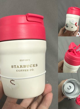 星巴克企鹅北极熊保温吸管杯