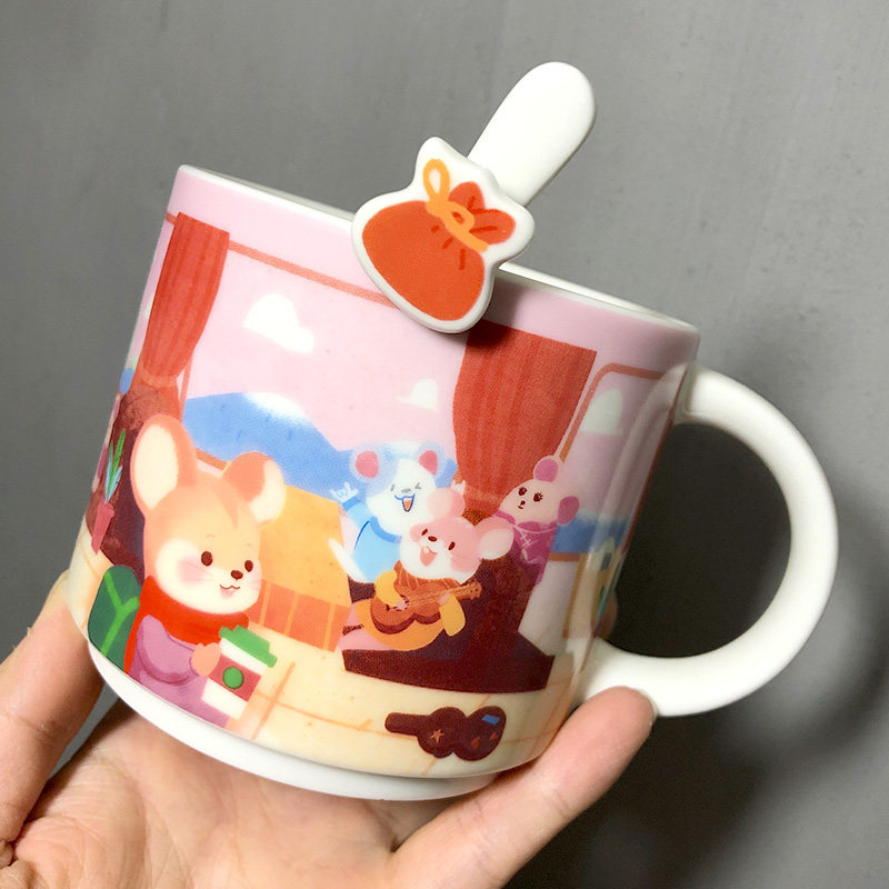 陶瓷鼠年星巴克杯子新品