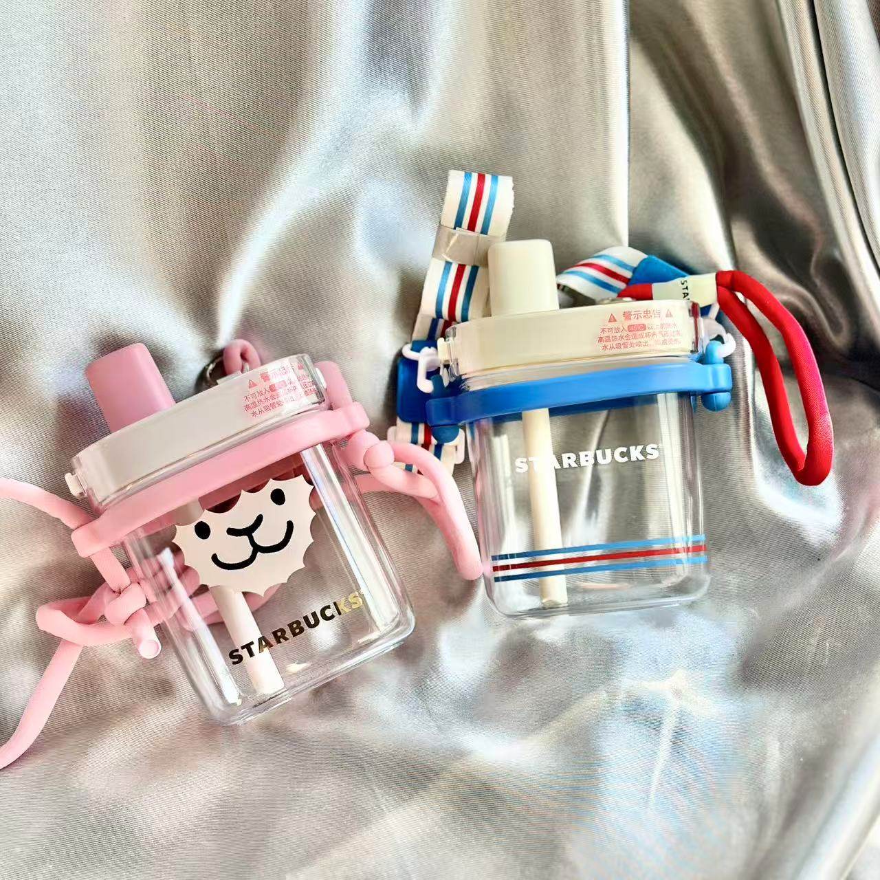 星巴克杯子 大容量健身运动水瓶高颜值大大杯提环夏日吨吨便携杯