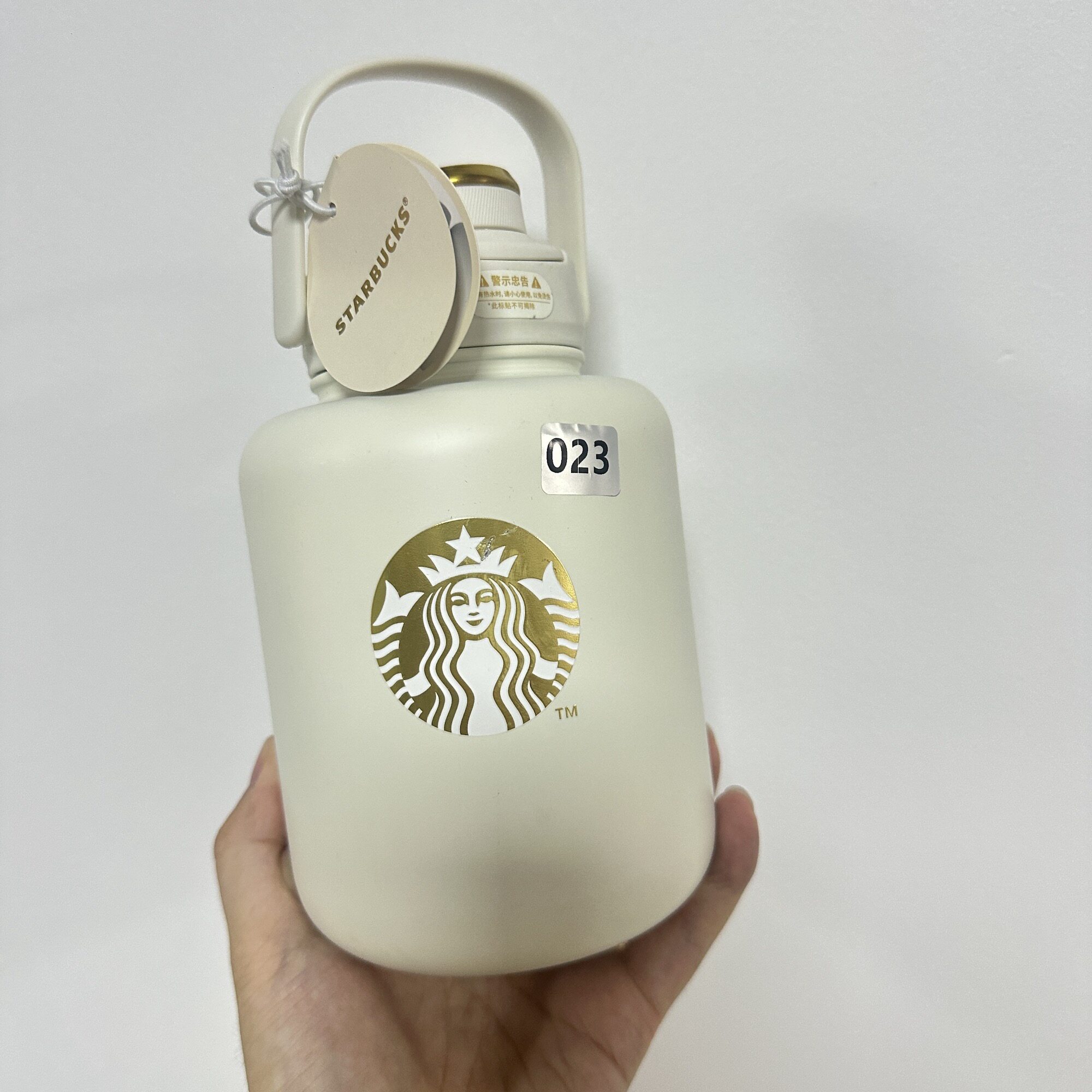 星巴克双层不锈钢保温壶880ml