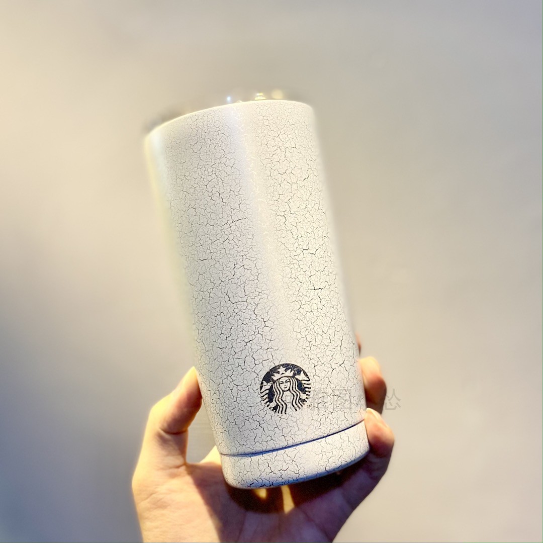 星巴克杯子简约爆裂纹桌面杯
