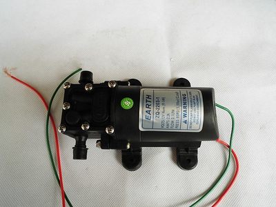 12V微型水泵 洗车高压泵 回流,压力开关型水泵 喷雾器电动隔膜泵