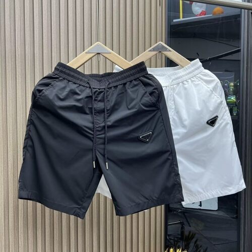2025高端潮牌新款短裤男士夏季时尚百搭薄款五分休闲运动速干裤子