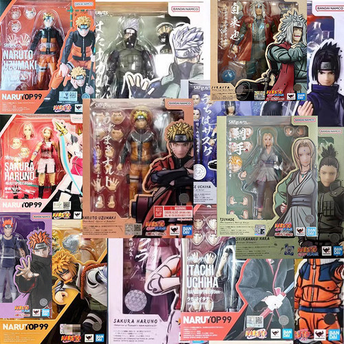 万代现货火影忍者卡卡西正版可动