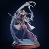 Gk白模16k鸣潮今汐手办新款 豪华精致仿真美少女潮玩3d打印忍者