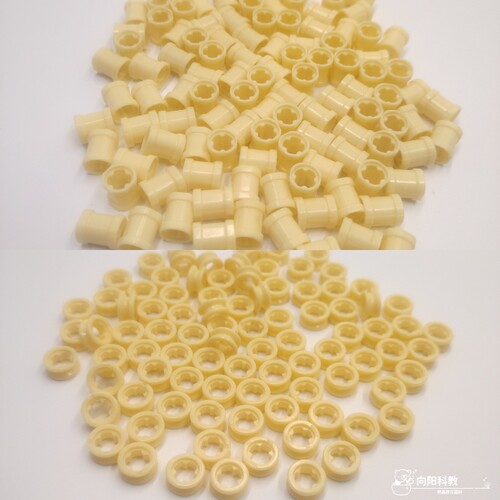 轴套半高鲸鱼机器人积木散件结构塑料竞赛青少年机器人