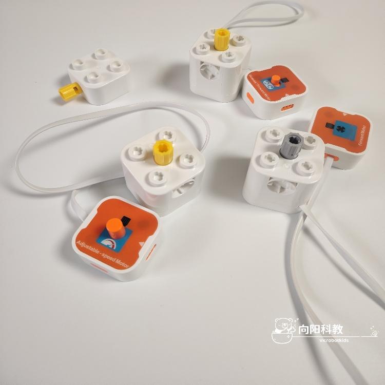 磁吸大颗粒马达电机模块STEAM创客教育鲸鱼机器人青少年科创比赛图片